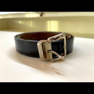Salvatore Ferragamo men black belt!